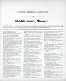 Directory 1, St. Clair County 1905c